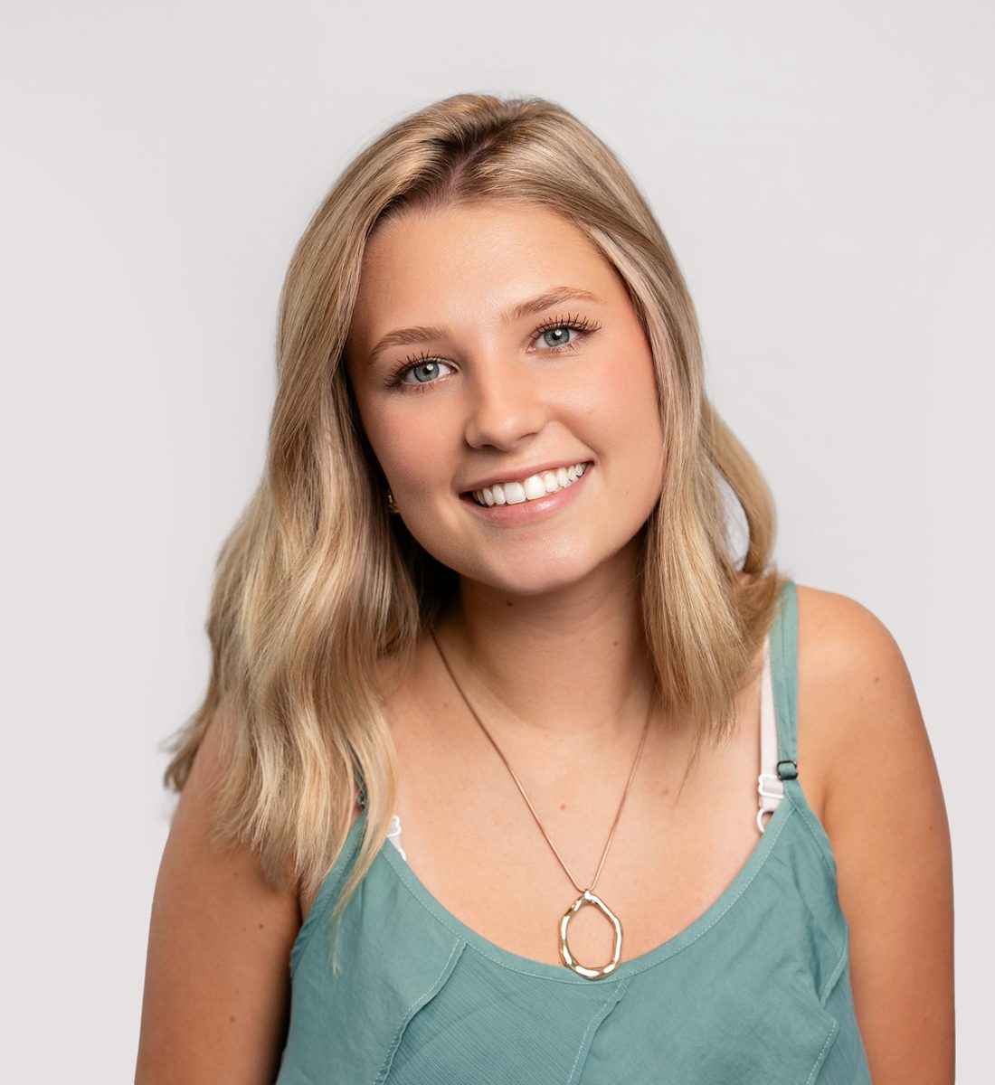 Teenage patient smiling